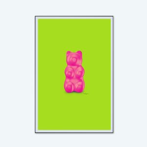 Popart wien Design wien Kunst wien nft wien nft artist jelly bear jellypoolbear lumi Bär Plastik Figur bärenfigur iconics Manuel Stepan contemporary sculpture